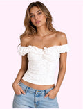 Blusa hombros blanca