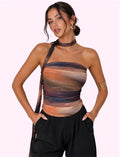Blusa estraple tira