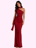 Vestido largo pashmina rojo